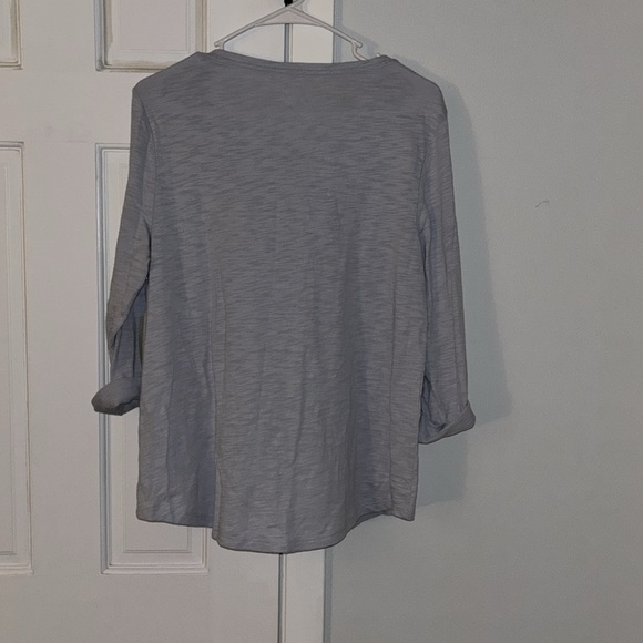 Chicos Top Silver/Lavender Hue Brand New - Picture 7 of 7